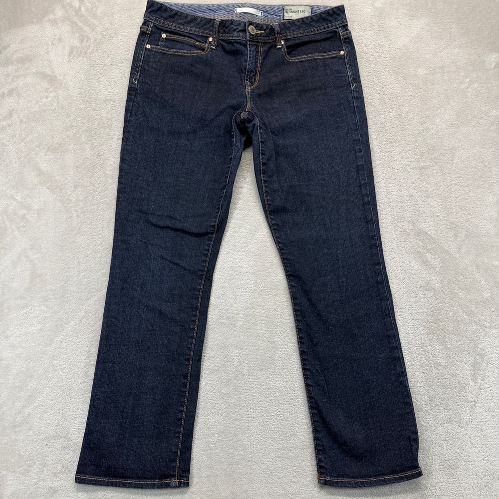 Gap Jeans Women's 8 Straight Leg Rinse Wash Blue Rinse Low Rise Y2K‎ Boho Denim